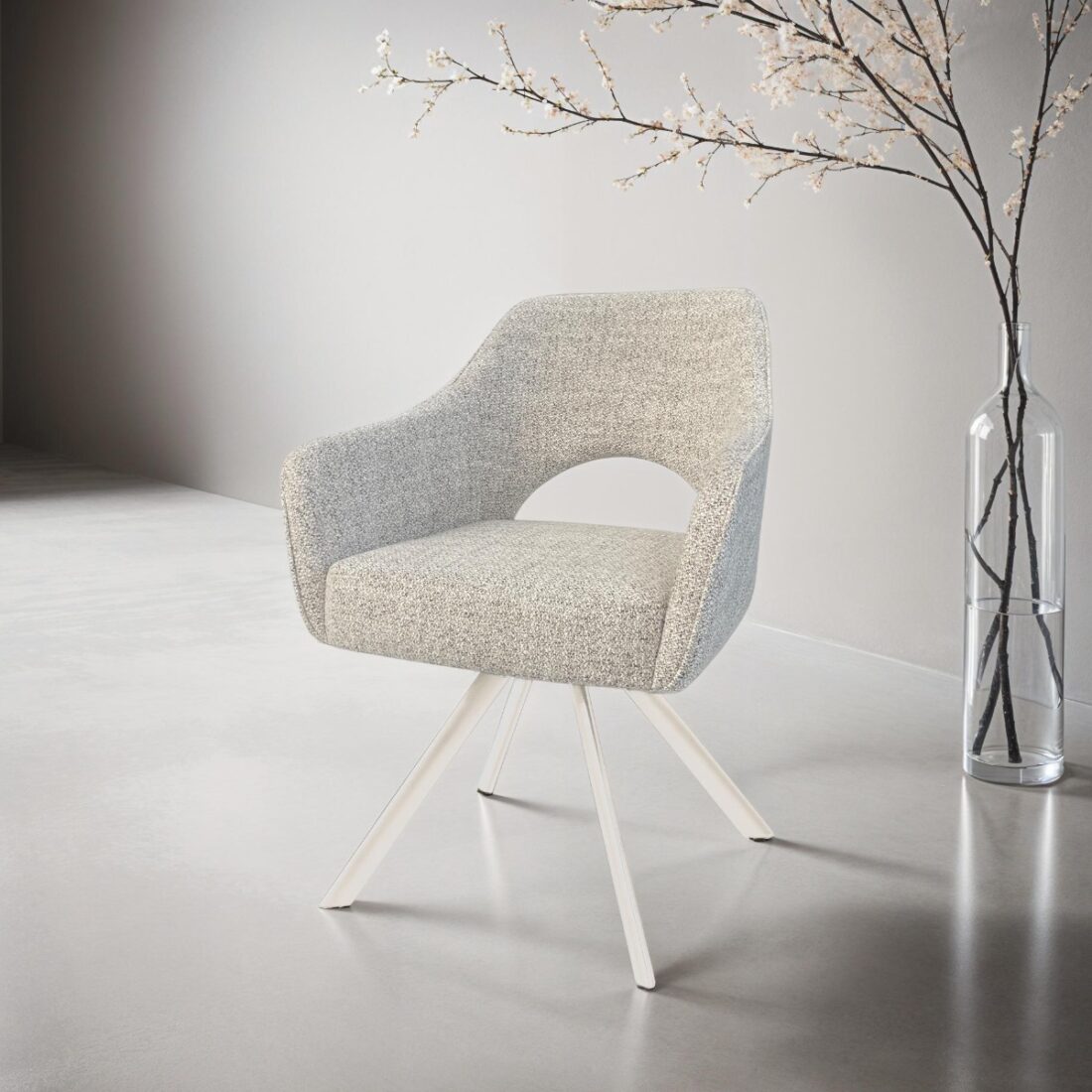 Livingfurn Eetkamerstoelen Helen Sand Natural