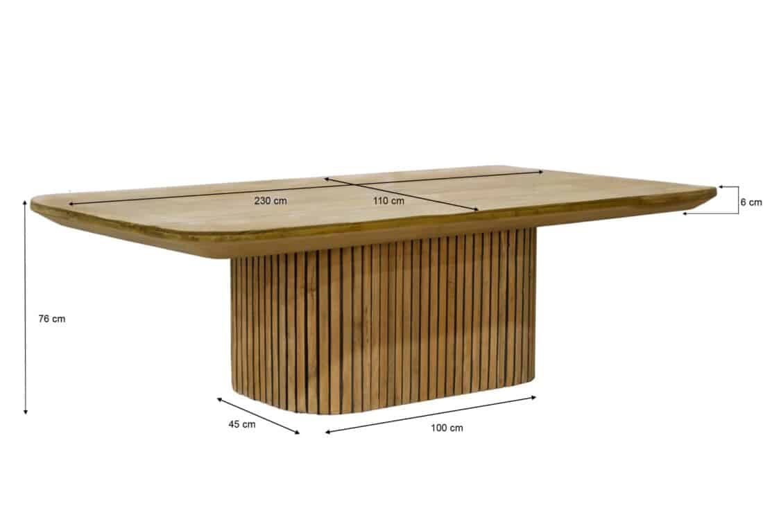 Livingfurn Eetkamertafels Lausanne 230cm