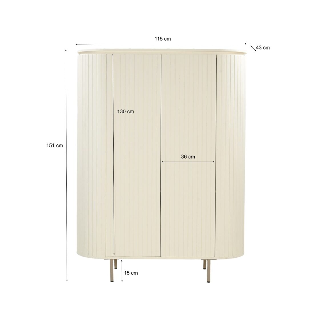 Livingfurn Kabinetten Patou 150 Cm