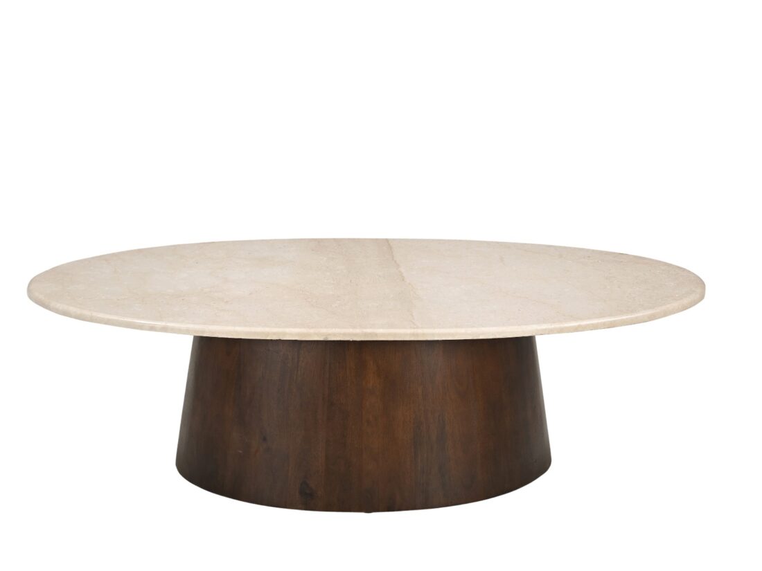 Livingfurn Salontafels Brix Bottecino Oval 120cm