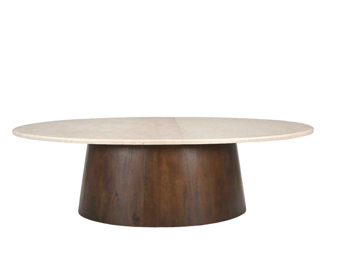 Livingfurn Salontafels Brix Bottecino Oval 120cm
