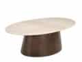 Livingfurn Salontafels Brix Bottecino Oval 120cm
