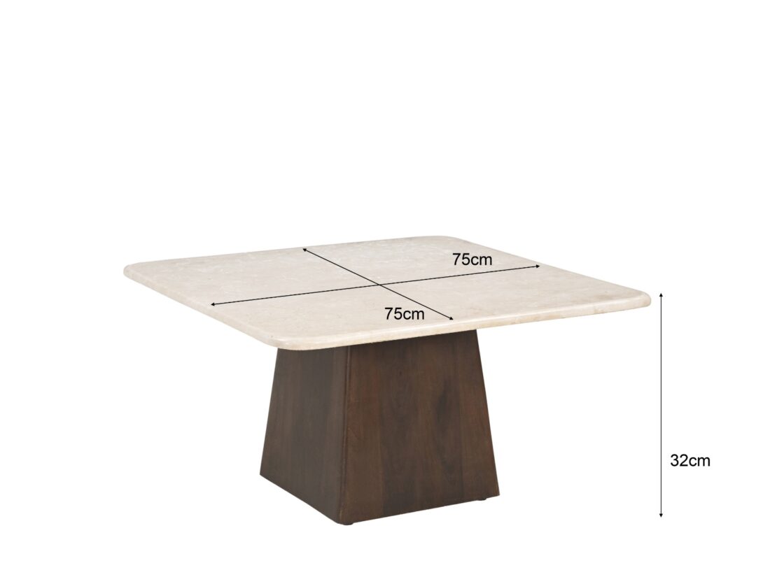 Livingfurn Salontafels Brix Bottecino 75cm