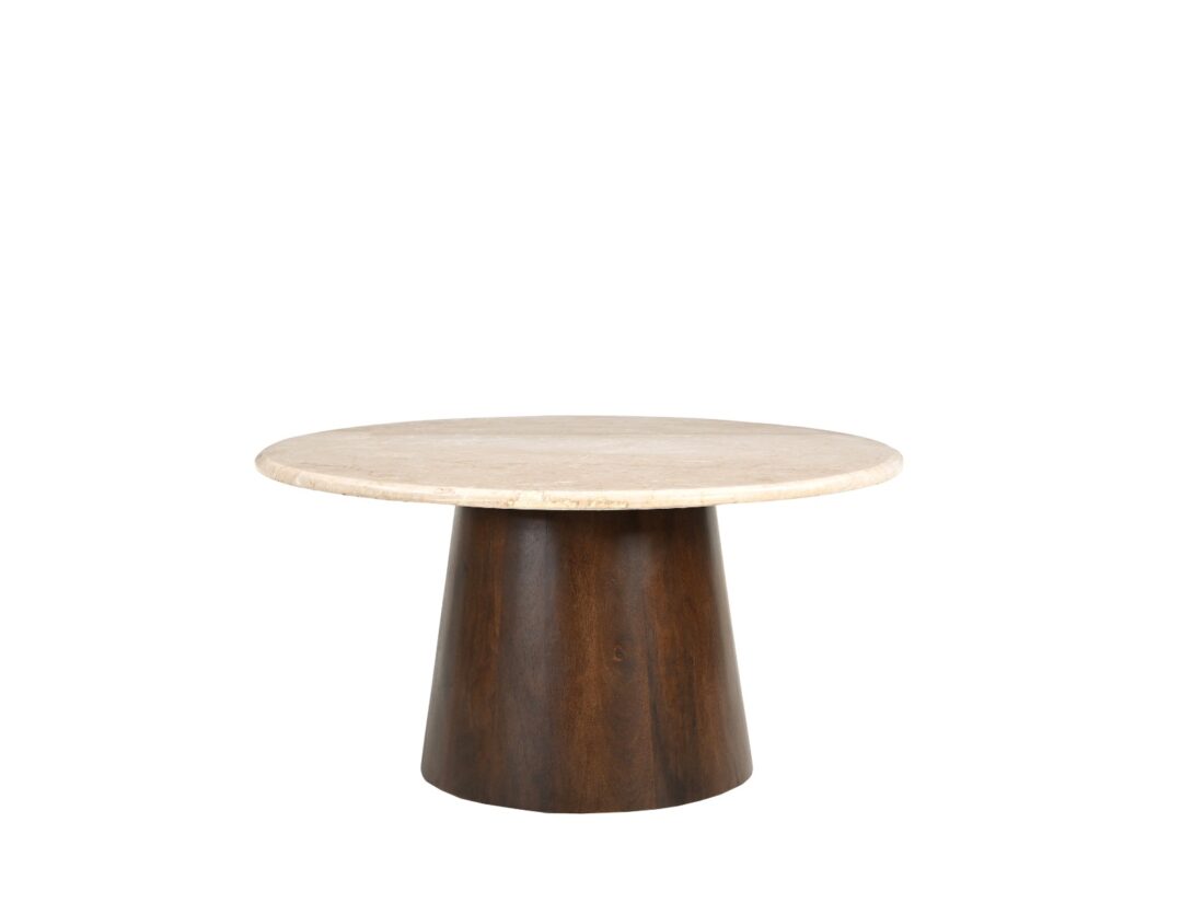 Livingfurn Salontafels Brix Bottecino Rond 75cm