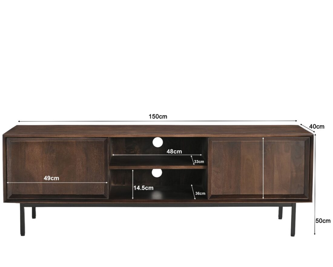 Livingfurn Tv Meubelen Ravenstein Brown 150cm