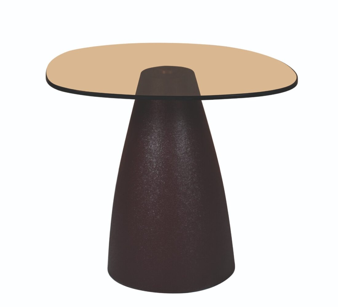 Livingfurn Bijzettafels Brix Mylon Brown 50cm