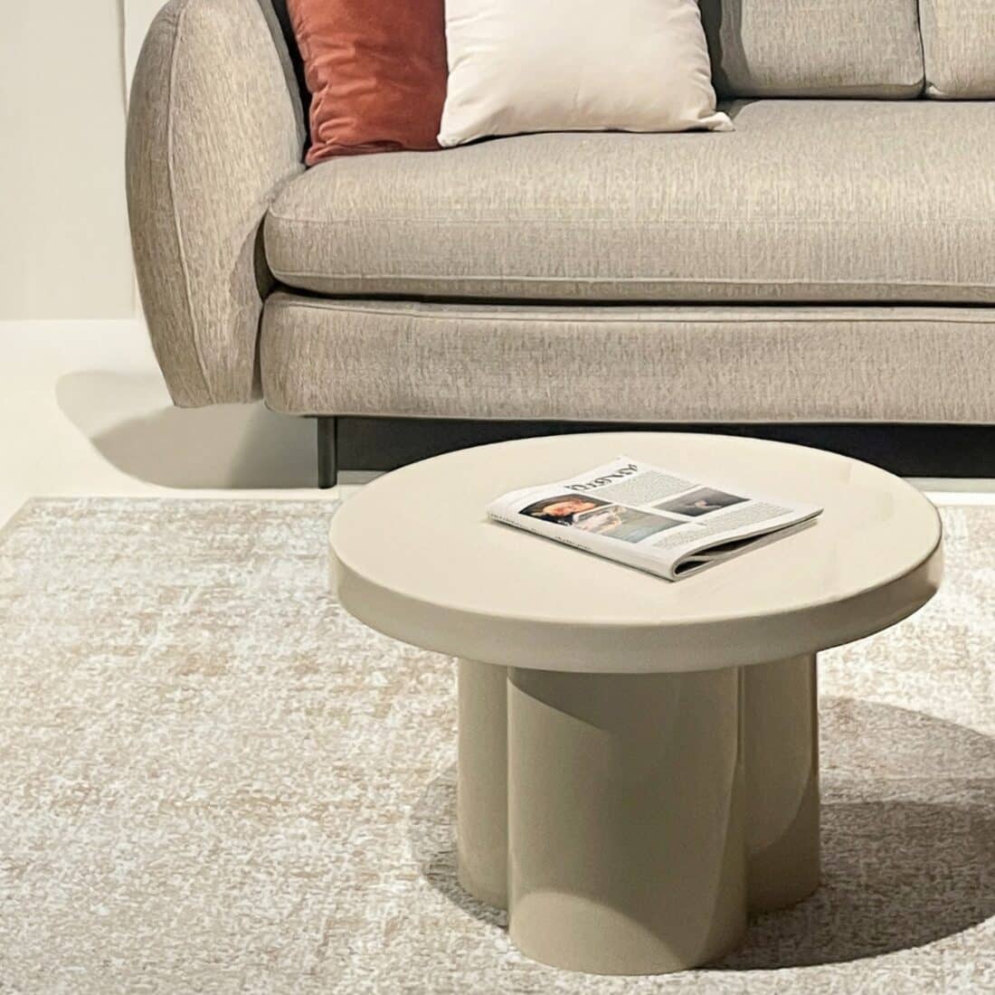 Livingfurn Salontafels Brix Noa Off White 56cm