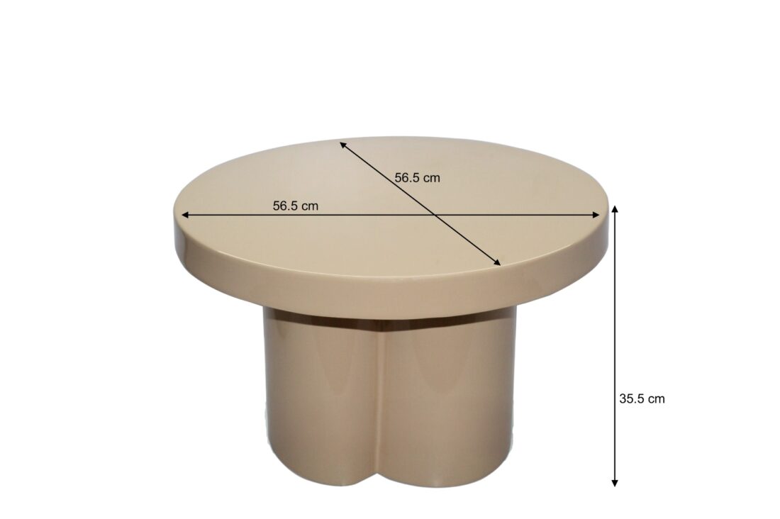 Livingfurn Salontafels Brix Noa Beige 56cm