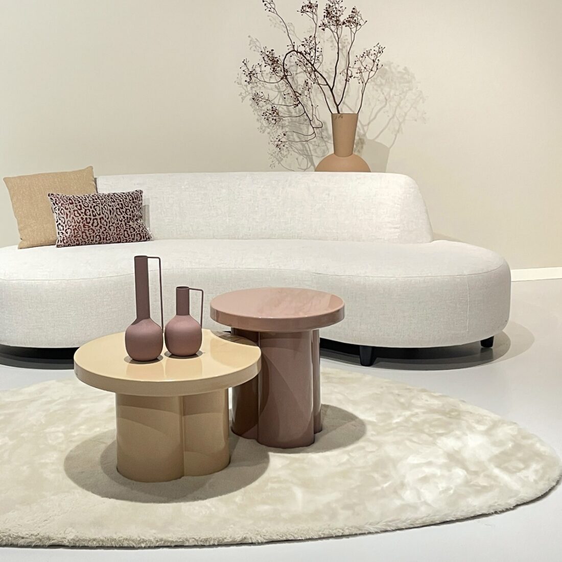 Livingfurn Salontafels Brix Noa Beige 56cm