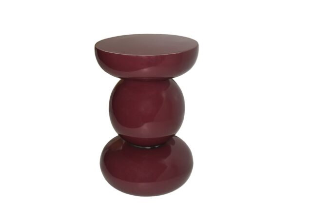 Livingfurn Bijzettafels Brix Dex Maroon