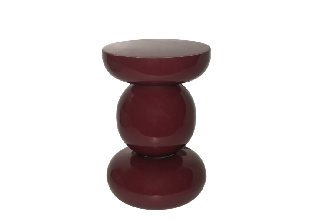 Livingfurn Bijzettafels Brix Dex Maroon