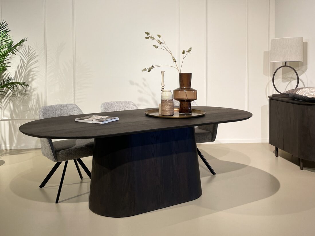 Livingfurn Eetkamertafels Novero Espresso 200cm