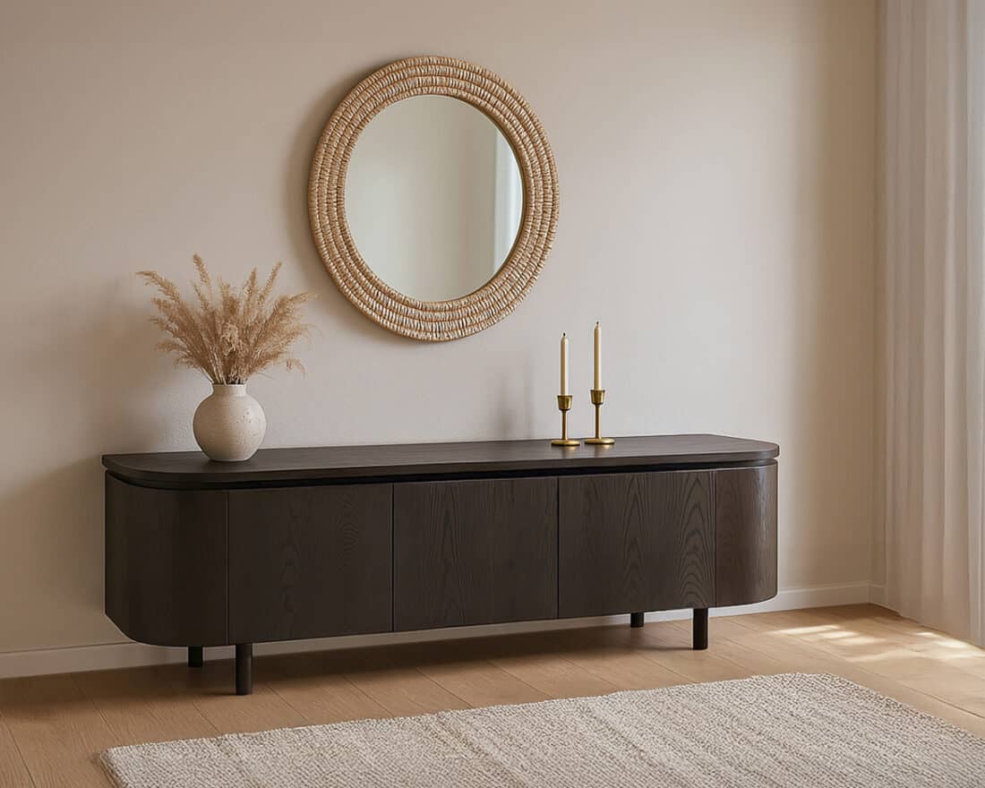 Livingfurn Tv Meubelen Tobago Espresso 170cm