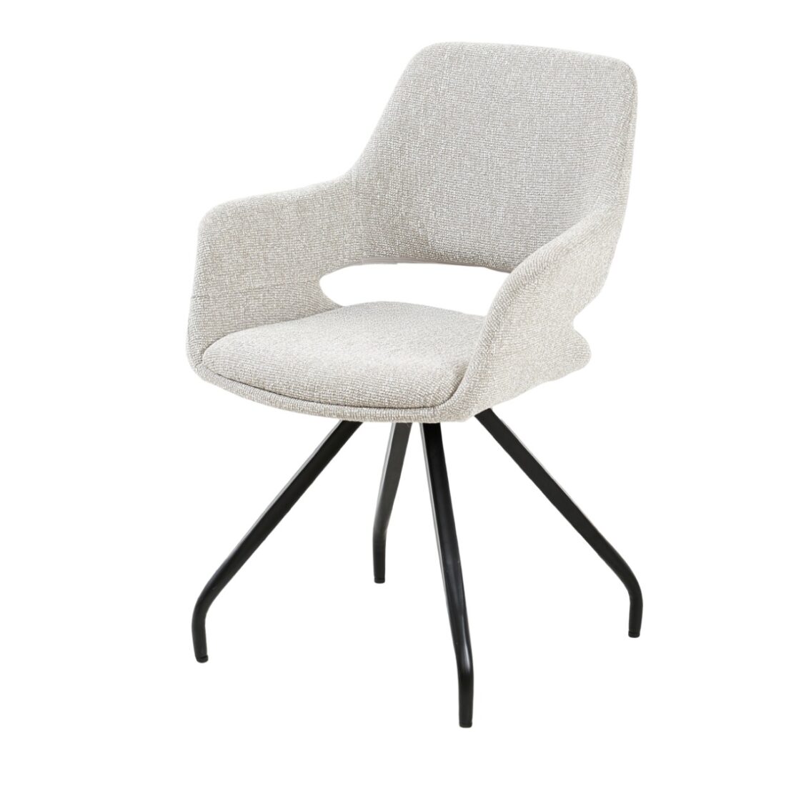Livingfurn Eetkamerstoelen Capp Beige Lodge