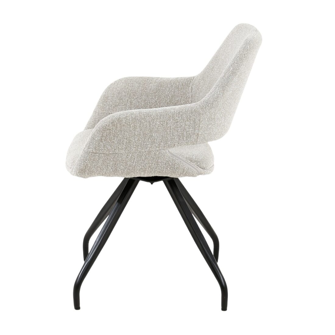 Livingfurn Eetkamerstoelen Capp Beige Lodge
