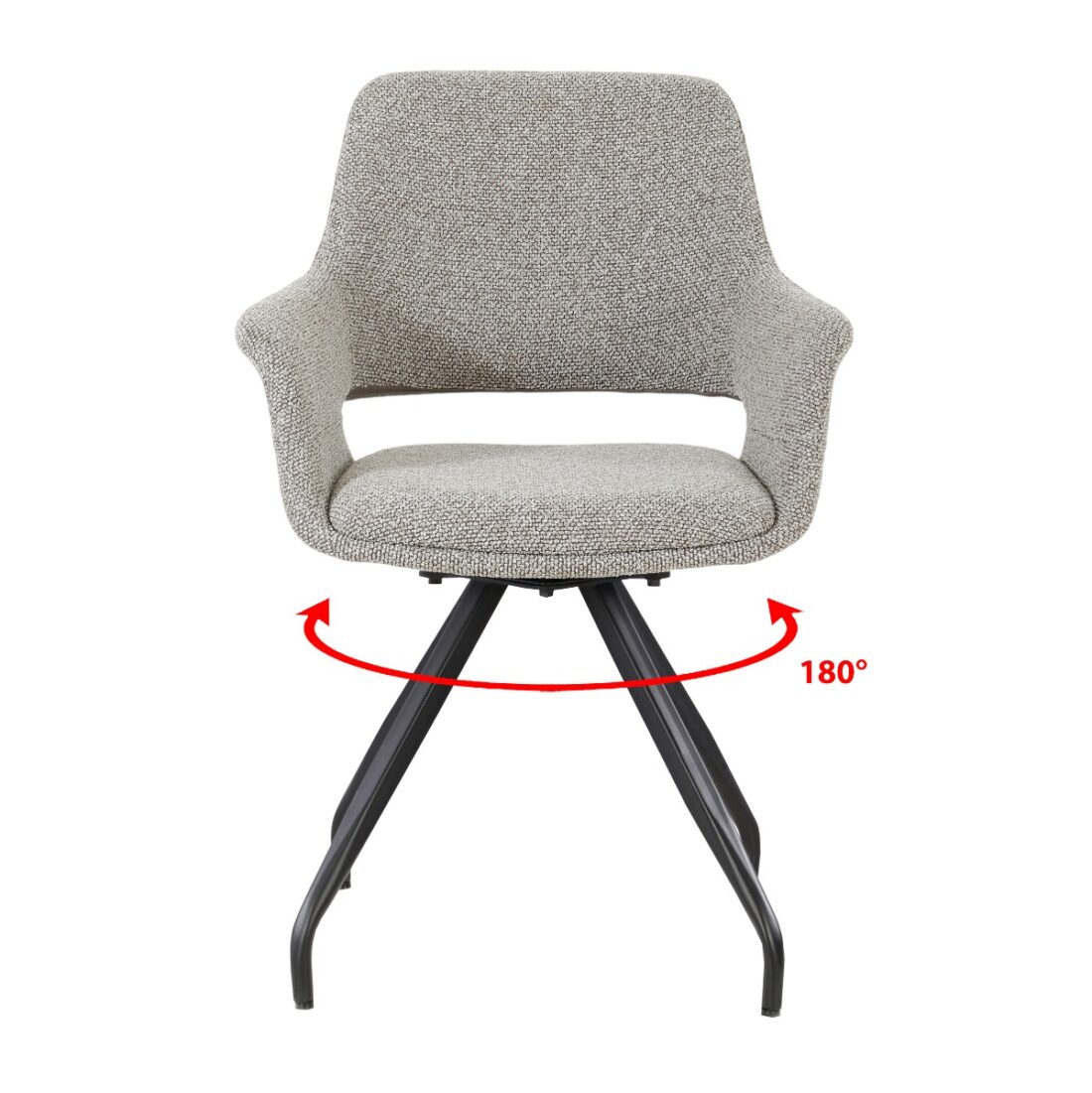Livingfurn Eetkamerstoelen Capp Taupe