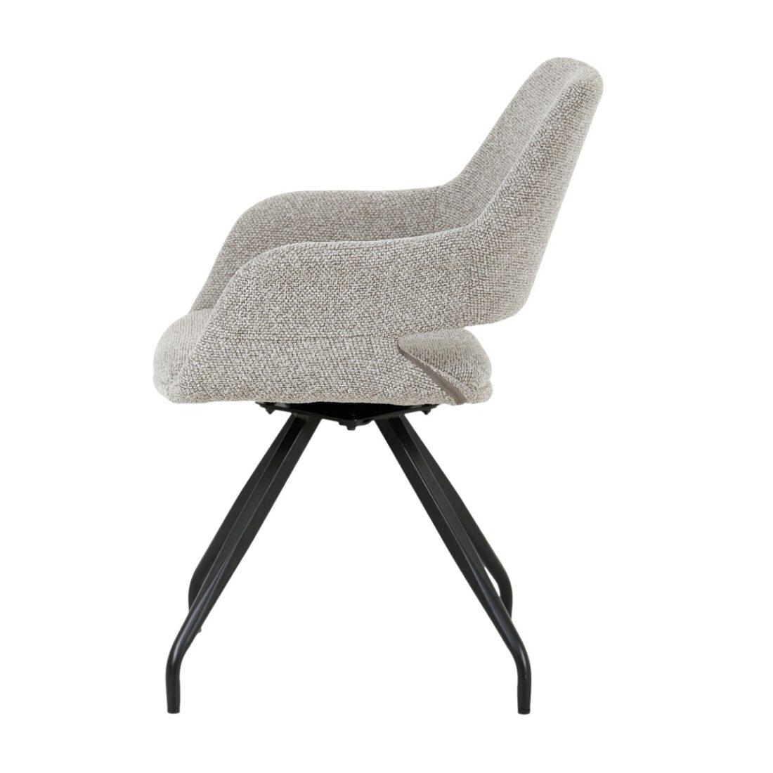 Livingfurn Eetkamerstoelen Capp Taupe
