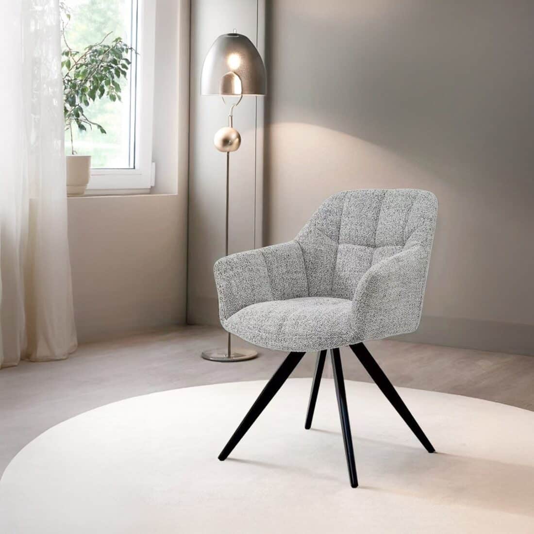 Livingfurn Eetkamerstoelen Tommy Bisque Oasis