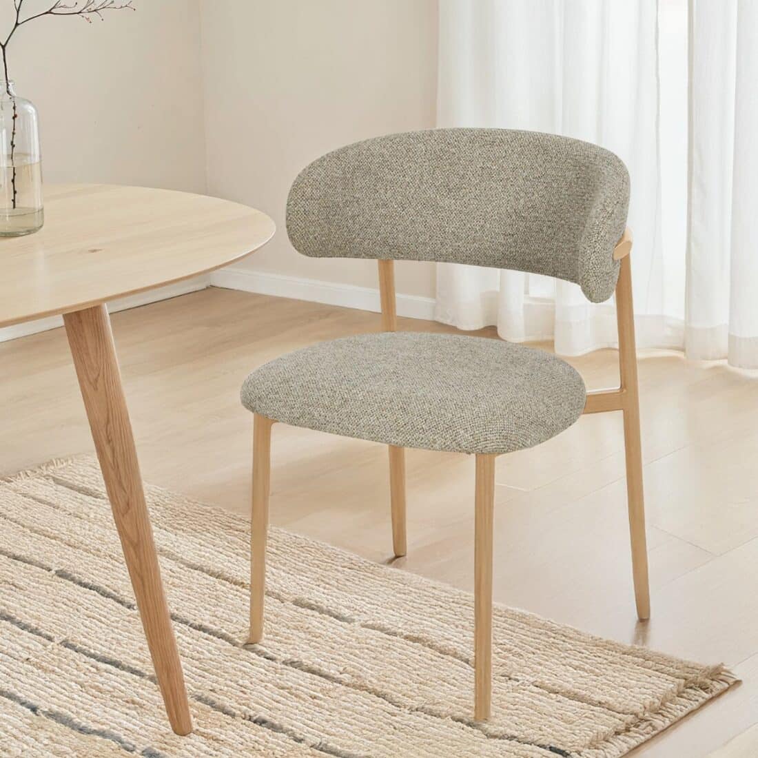 Livingfurn Eetkamerstoelen Micah Hush Oak
