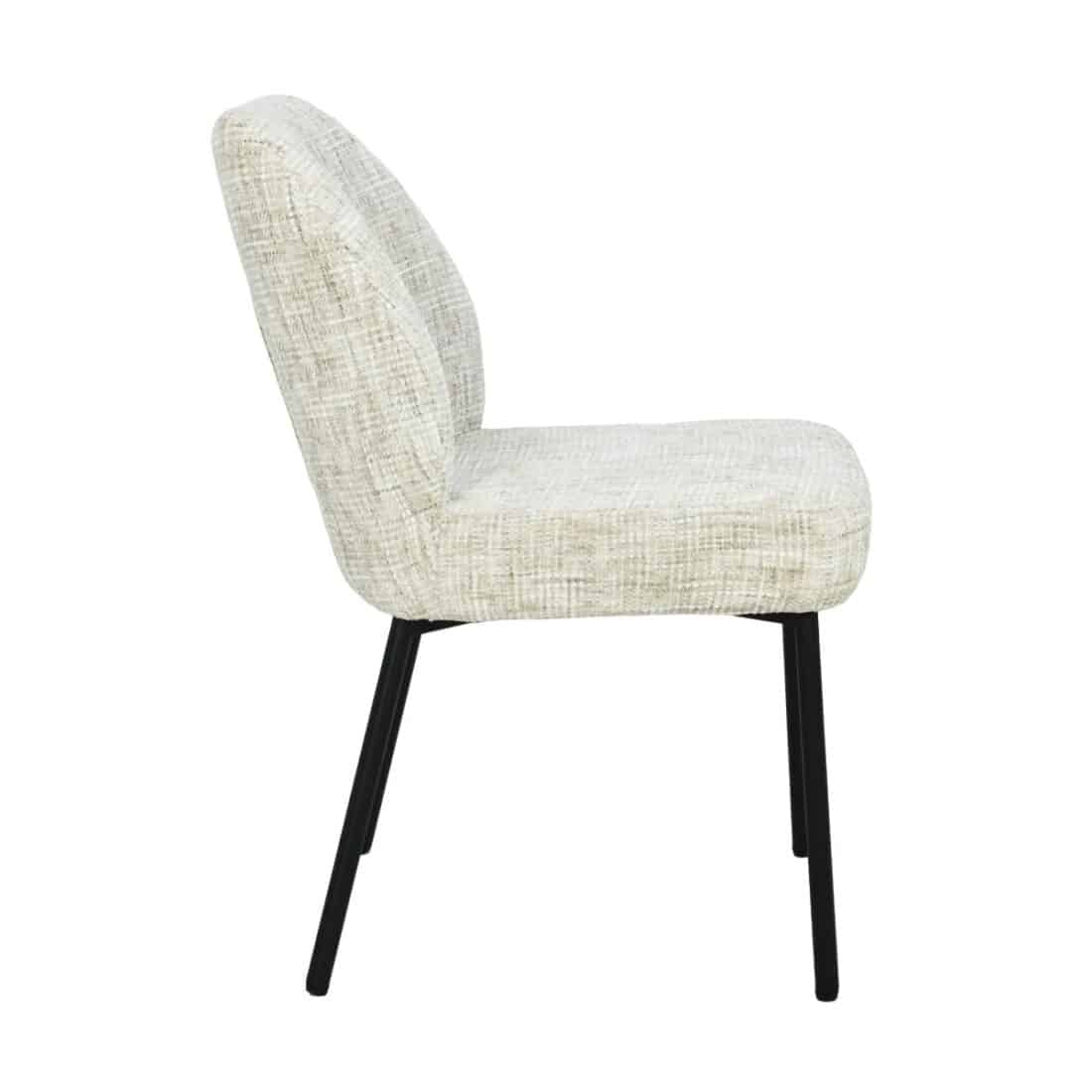 Livingfurn Eetkamerstoelen Tess Cream