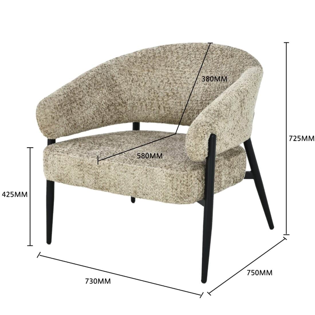 Livingfurn Fauteuils Dilan Venga Liver
