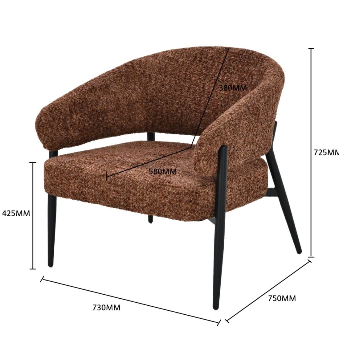 Livingfurn Fauteuils Dilan Venga Hazel