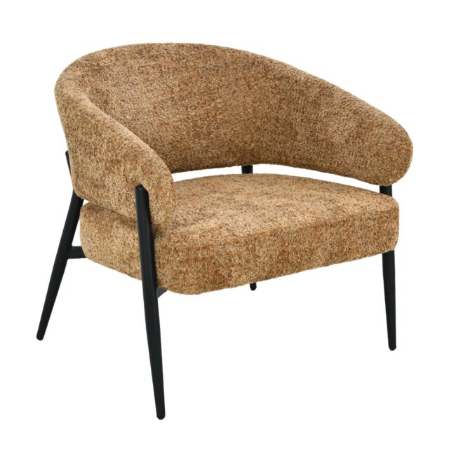 Livingfurn Fauteuils Dilan Venga Cognac