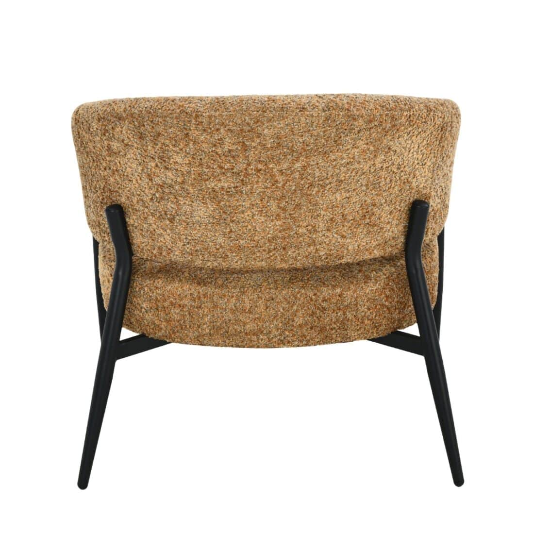Livingfurn Fauteuil Dilan Venga Met Arm Cognac
