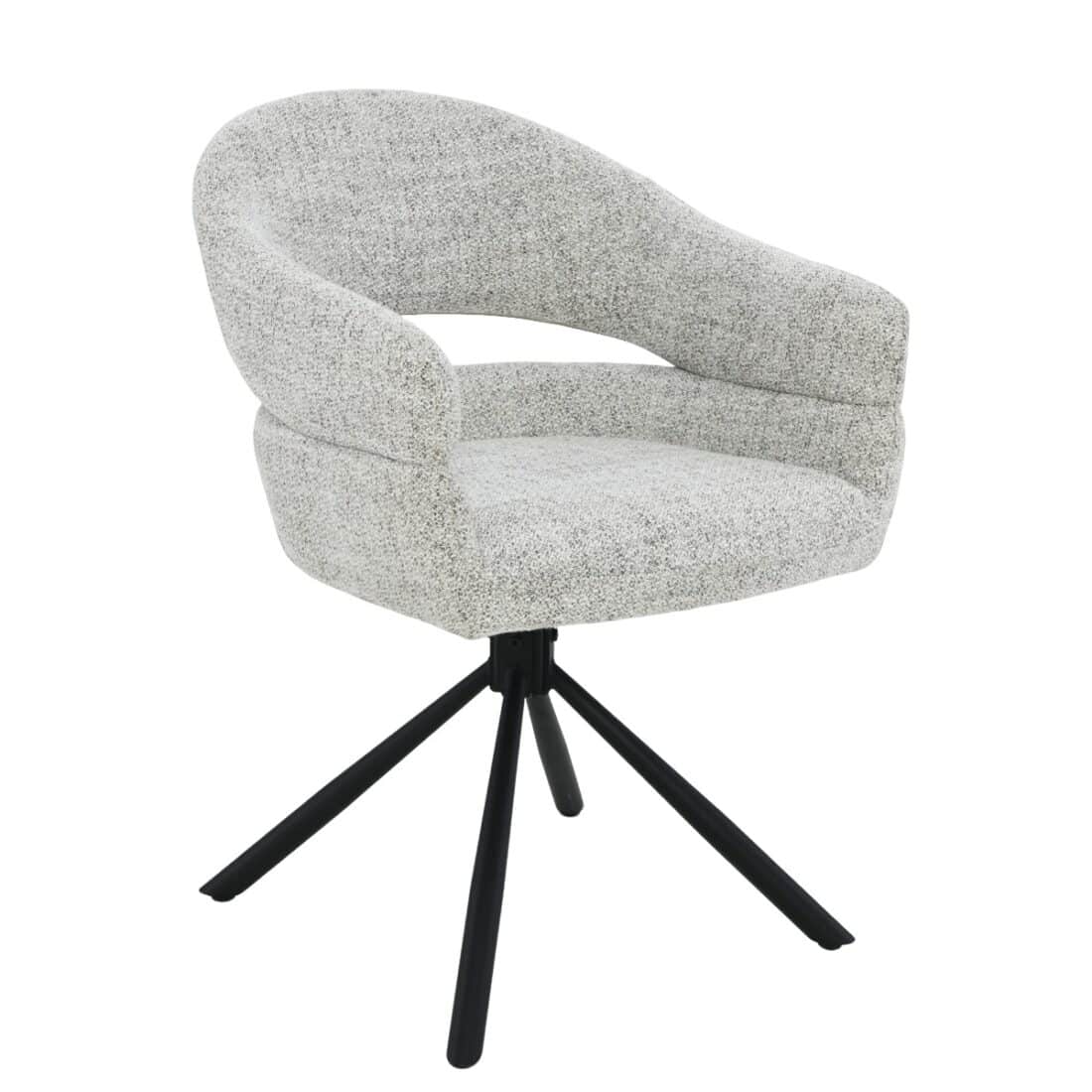Livingfurn Eetkamerstoelen Linn Bisque Oasis