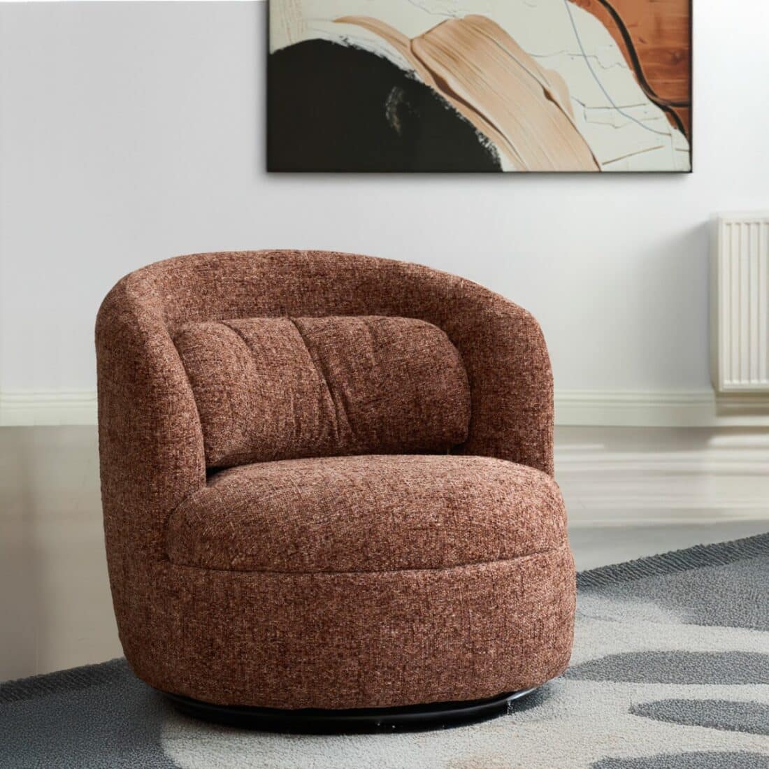 Livingfurn Fauteuils Britt Bordeaux