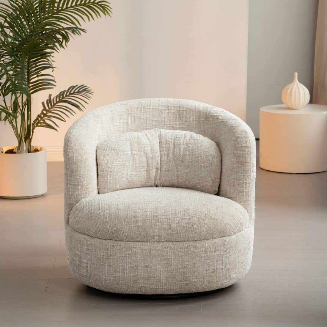 Livingfurn Fauteuils Britt Cream