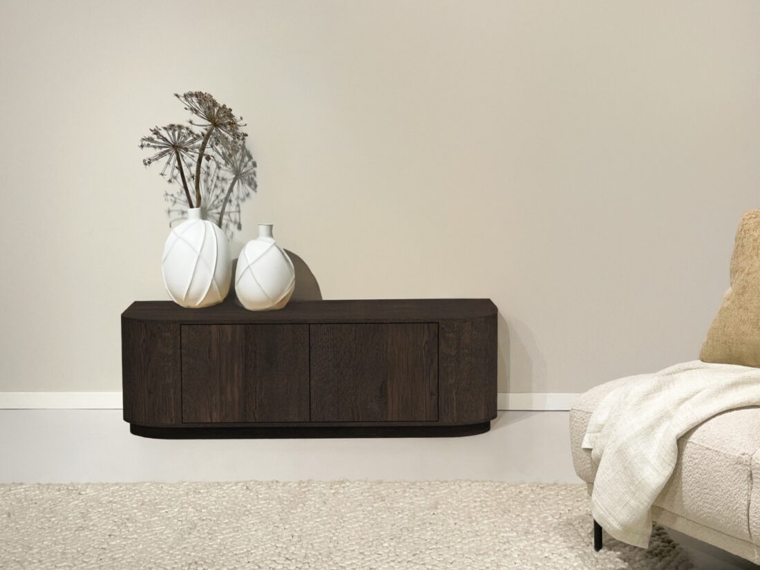 Livingfurn Tv Meubelen Novero Espresso 140cm