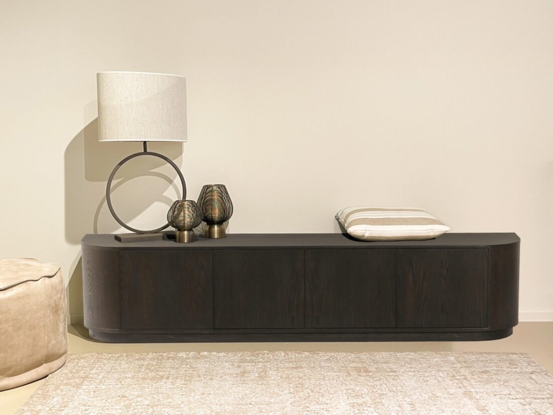 Livingfurn Tv Meubelen Novero Espresso 220cm