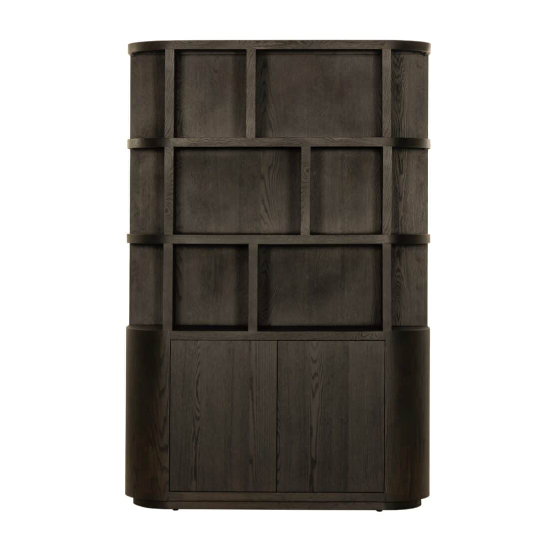 Livingfurn Boekenkast Novero Espresso 145cm