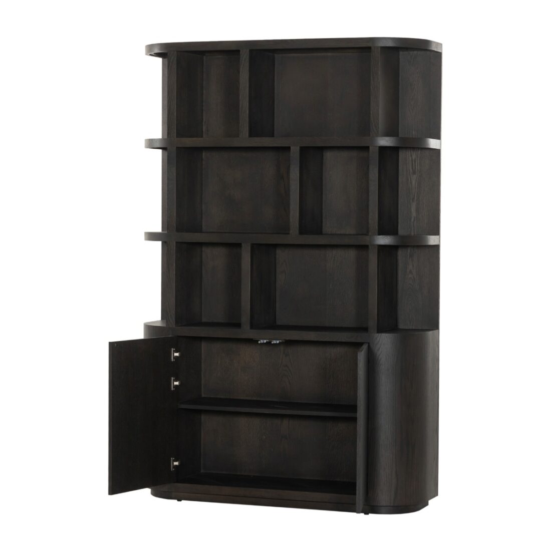 Livingfurn Boekenkast Novero Espresso 145cm