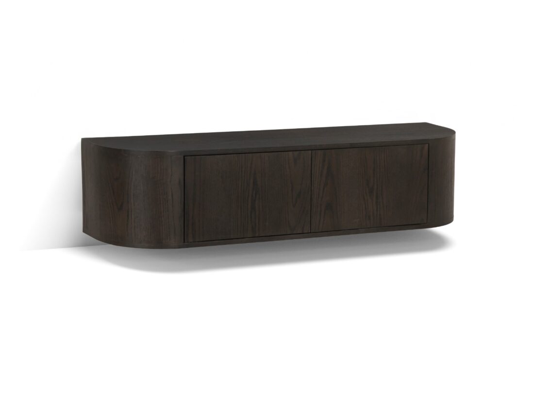 Livingfurn Tv Meubelen Novero Espresso Zwevend 140cm