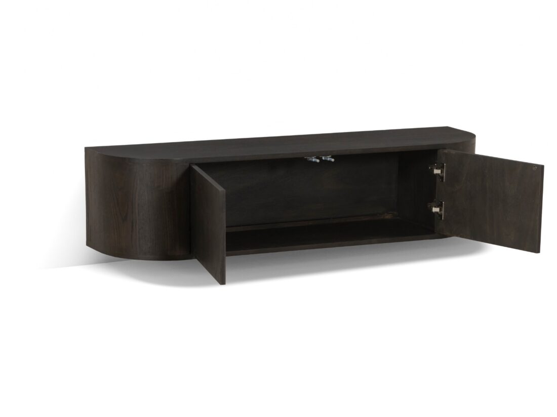 Livingfurn Tv Meubelen Novero Espresso Zwevend 140cm