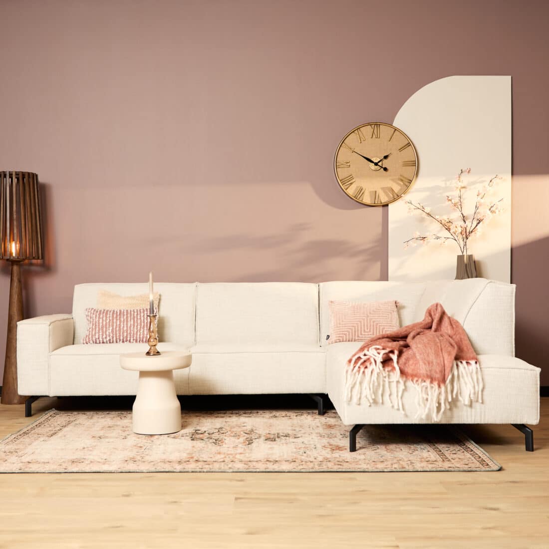 Starfurn Mysofa Floris 2 5 Zits Divan Rechts Beige