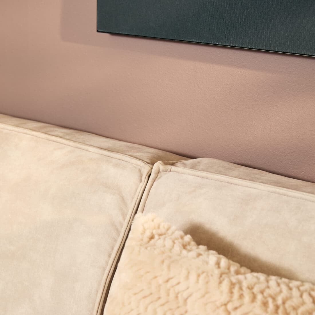 Starfurn Mysofa Floris Divan Links 2 5 Zits Velvet Beige
