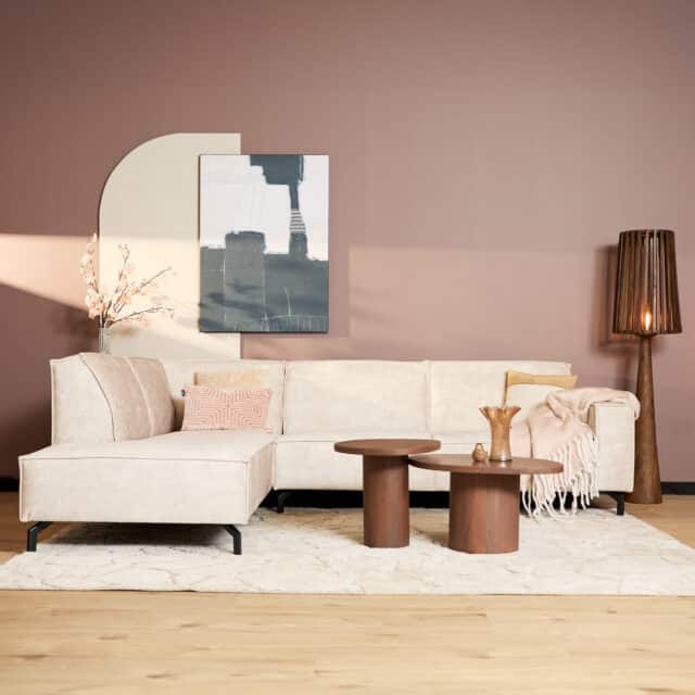 Starfurn Mysofa Floris Divan Links 2 5 Zits Velvet Beige