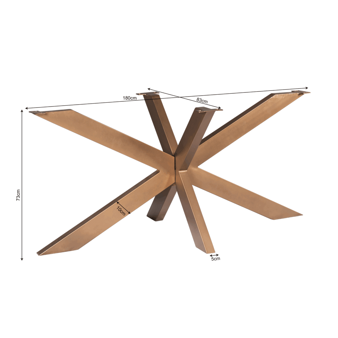 Starfurn Matrixpoot Ovaal Rechthoek Bronze