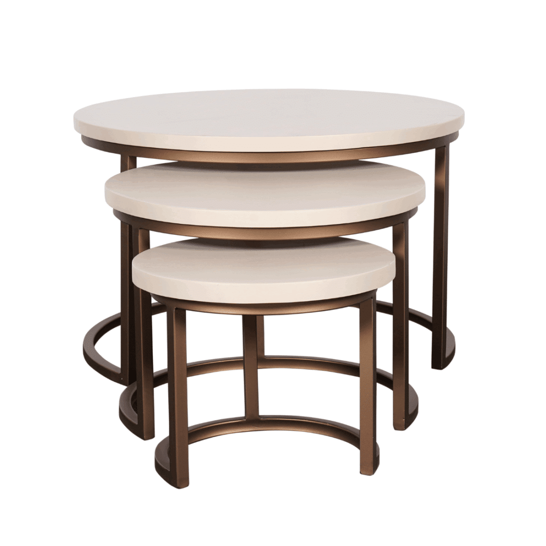 Starfurn Salontafel Madison Sand 70 Cm Set Van 3