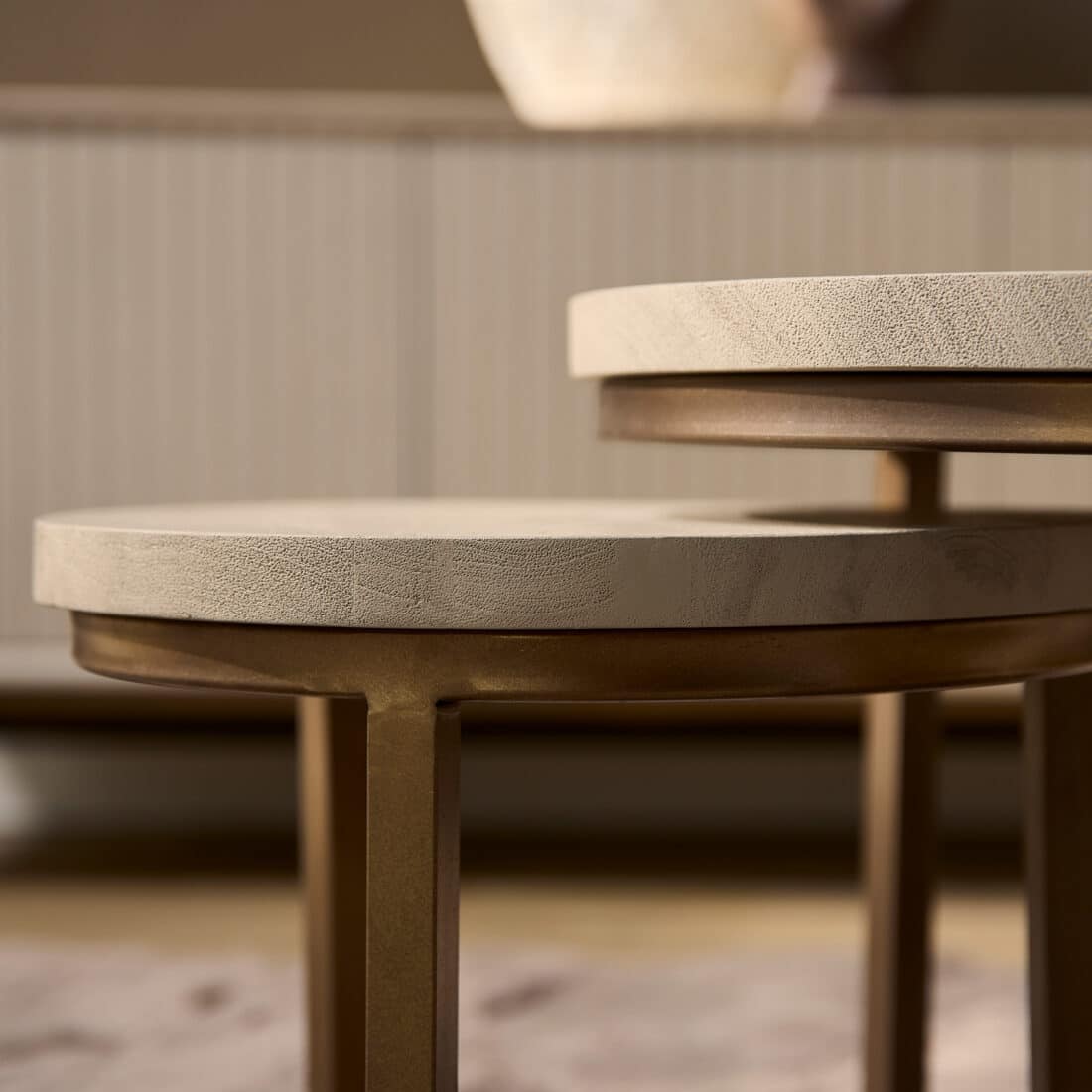 Starfurn Salontafel Madison Sand 70 Cm Set Van 3