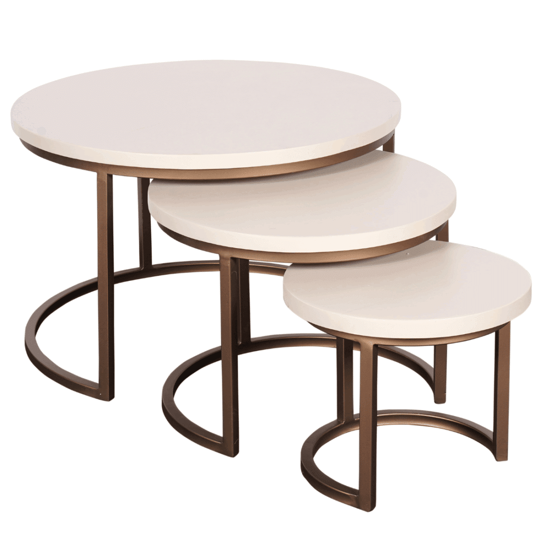Starfurn Salontafel Madison Sand 70 Cm Set Van 3
