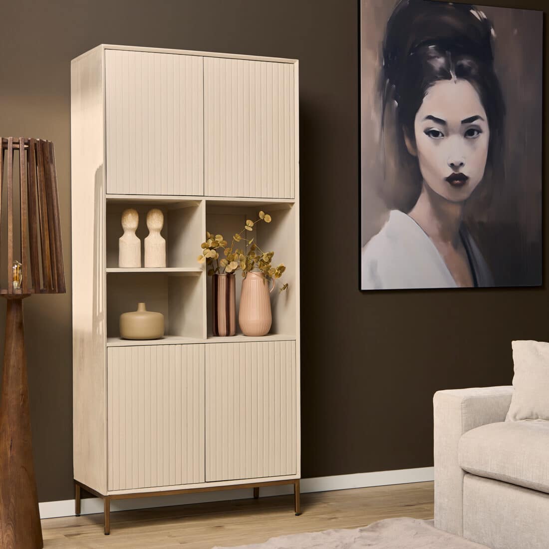 Starfurn Vakkenkast Madison Sand 90 Cm
