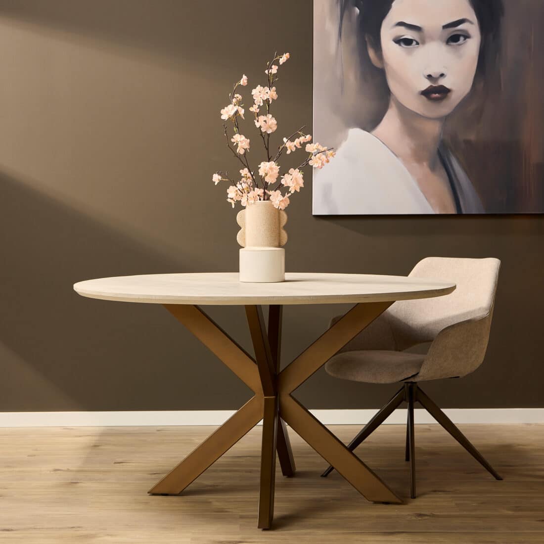 Starfurn Eettafel Madison Sand 150 Cm