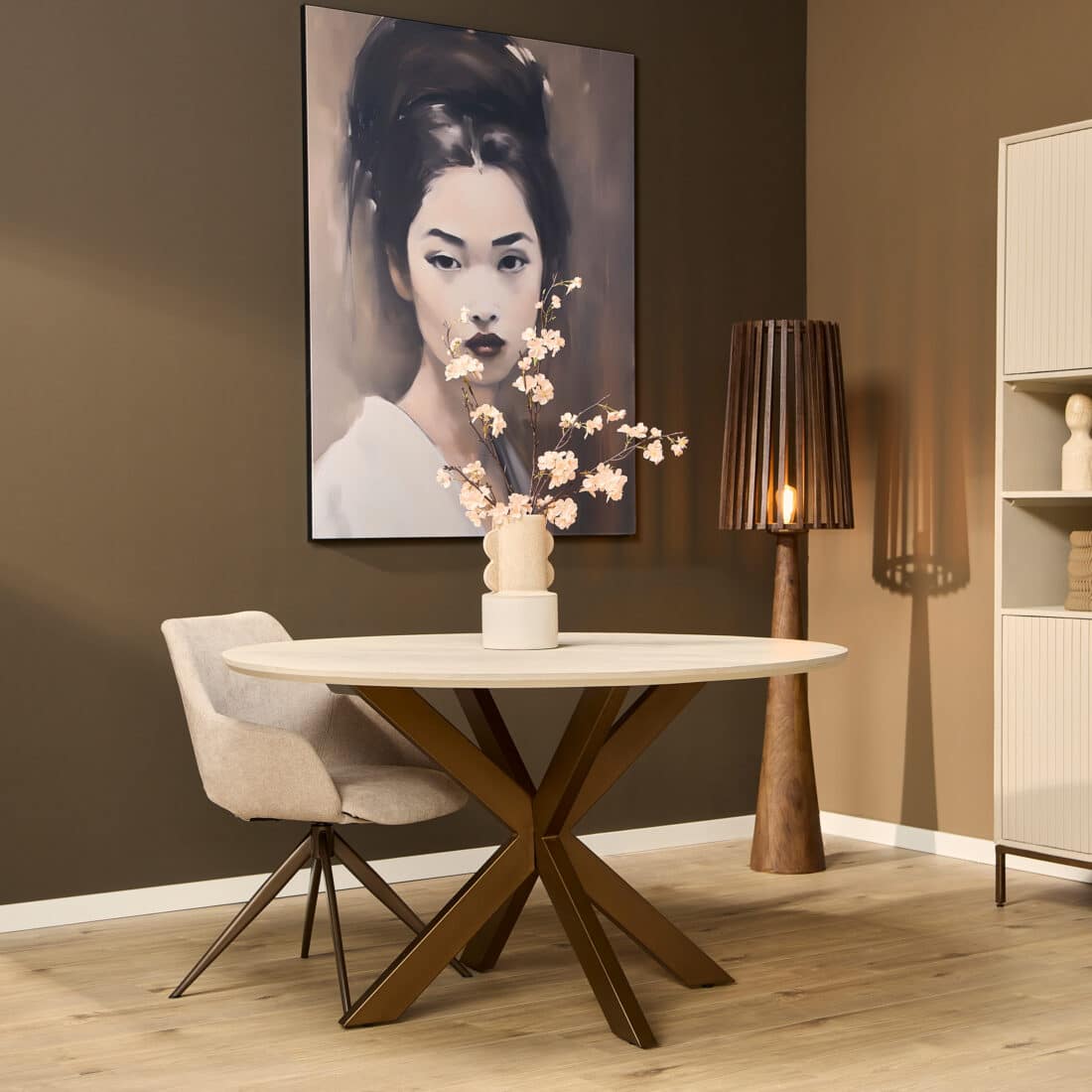 Starfurn Eettafel Madison Sand 150 Cm