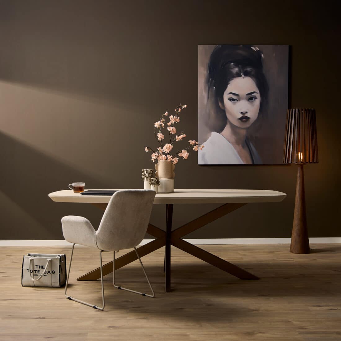 Starfurn Eettafel Madison Sand 160 Cm Deens Ovaal