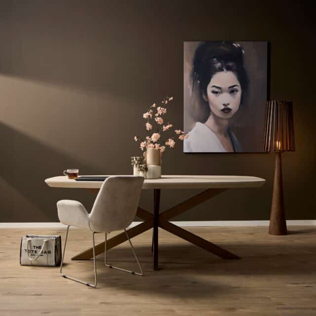 Starfurn Eettafel Madison Sand 160 Cm Deens Ovaal