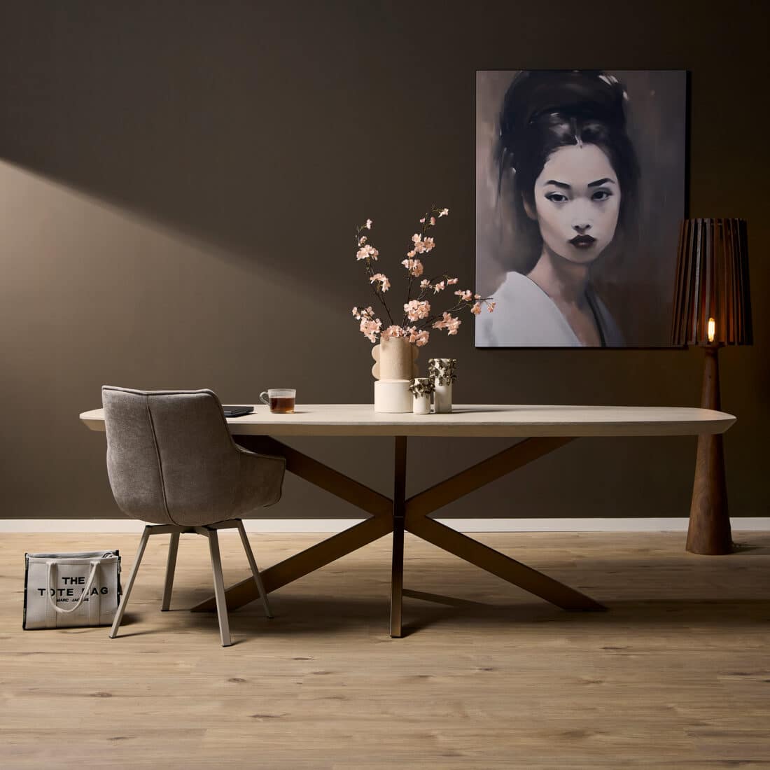 Starfurn Eettafel Madison Sand 240 Cm Deens Ovaal